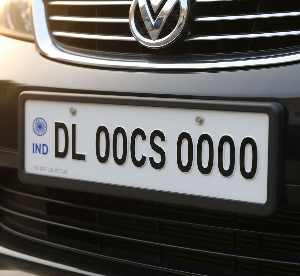 DL Plate Warning for Hyderabad RTO